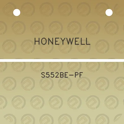 honeywell-s552be-pf