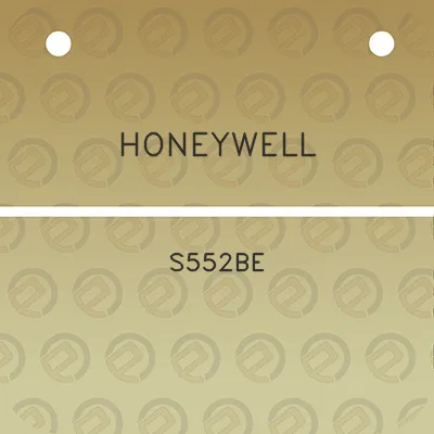 honeywell-s552be