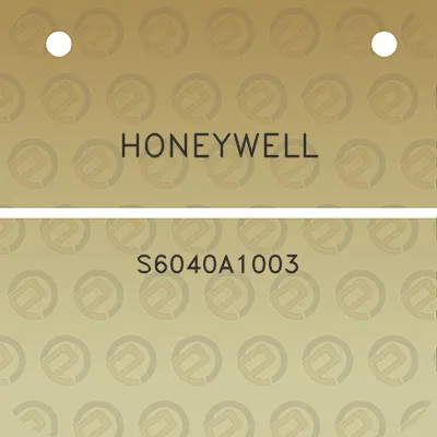 honeywell-s6040a1003