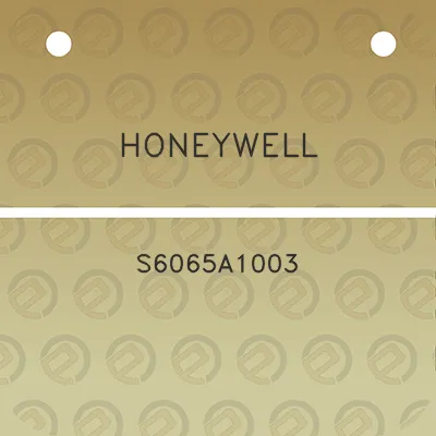 honeywell-s6065a1003