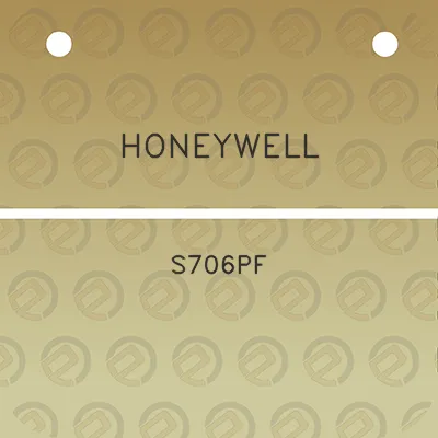 honeywell-s706pf