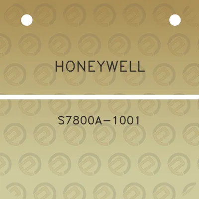 honeywell-s7800a-1001