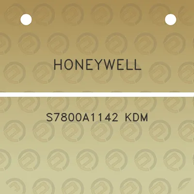 honeywell-s7800a1142-kdm