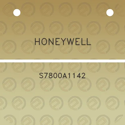 honeywell-s7800a1142