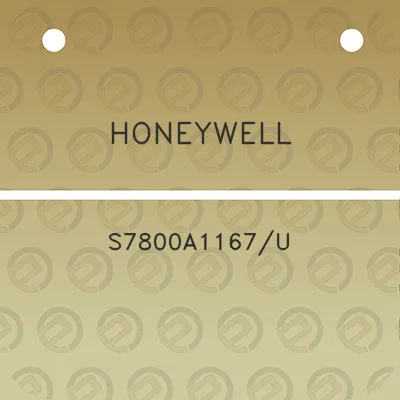 honeywell-s7800a1167u