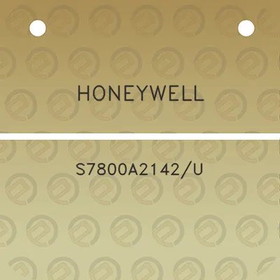 honeywell-s7800a2142u