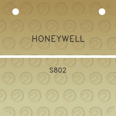 honeywell-s802