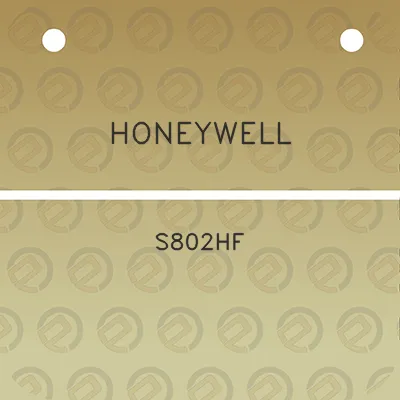 honeywell-s802hf