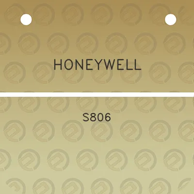 honeywell-s806