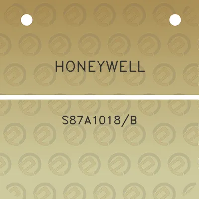 honeywell-s87a1018b