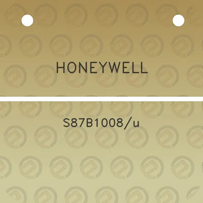 honeywell-s87b1008u