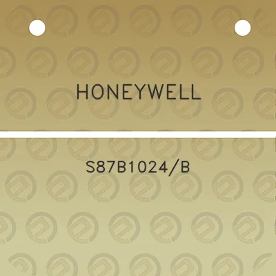 honeywell-s87b1024b