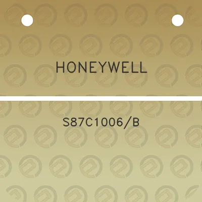 honeywell-s87c1006b