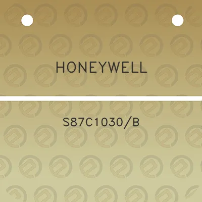 honeywell-s87c1030b