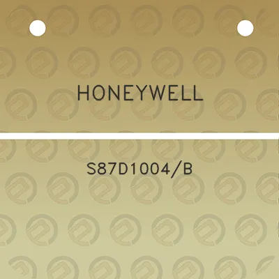 honeywell-s87d1004b