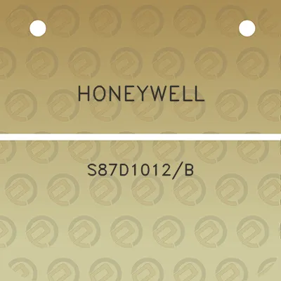 honeywell-s87d1012b