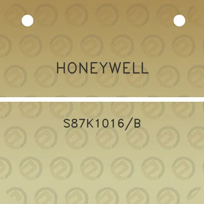 honeywell-s87k1016b