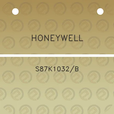 honeywell-s87k1032b