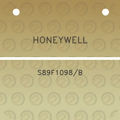 honeywell-s89f1098b