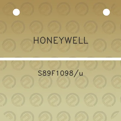 honeywell-s89f1098u