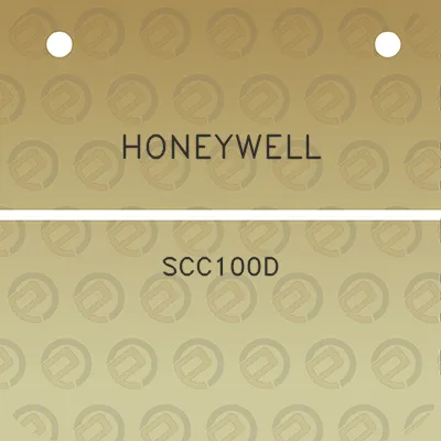 honeywell-scc100d