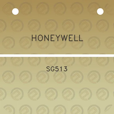 honeywell-sg513