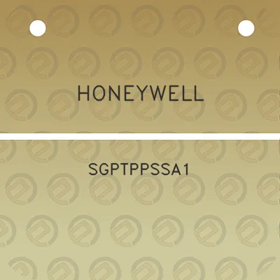 honeywell-sgptppssa1