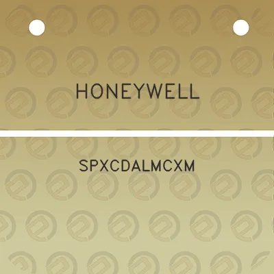 honeywell-spxcdalmcxm