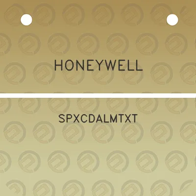 honeywell-spxcdalmtxt