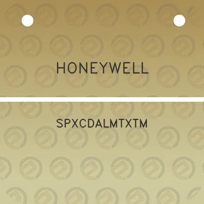 honeywell-spxcdalmtxtm