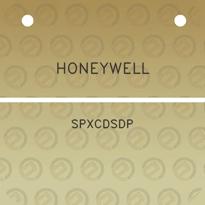 honeywell-spxcdsdp