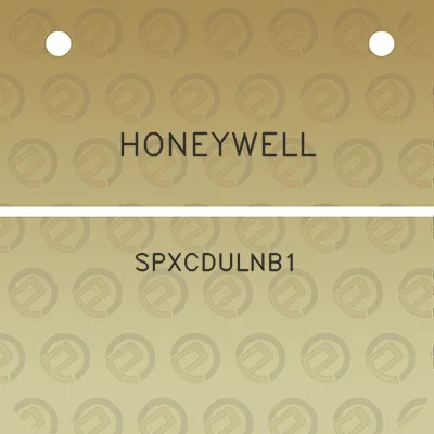 honeywell-spxcdulnb1