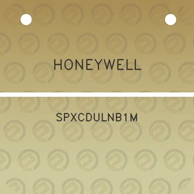 honeywell-spxcdulnb1m