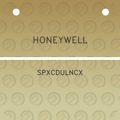 honeywell-spxcdulncx