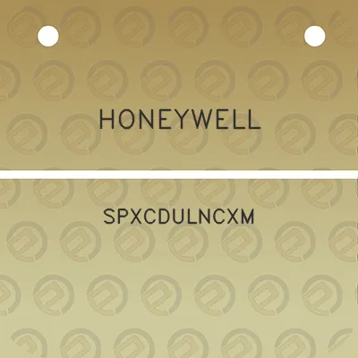 honeywell-spxcdulncxm