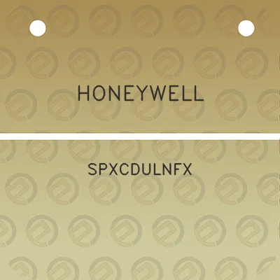 honeywell-spxcdulnfx