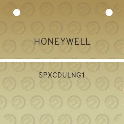 honeywell-spxcdulng1