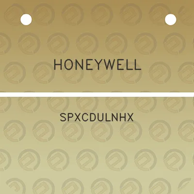 honeywell-spxcdulnhx