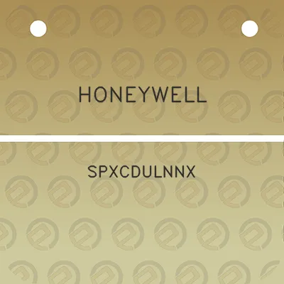 honeywell-spxcdulnnx