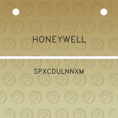 honeywell-spxcdulnnxm