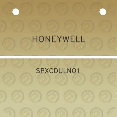 honeywell-spxcdulno1