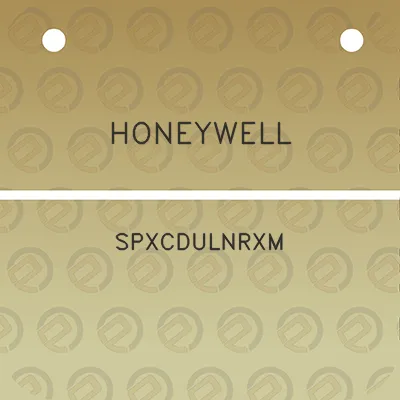 honeywell-spxcdulnrxm