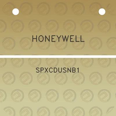 honeywell-spxcdusnb1