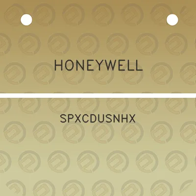 honeywell-spxcdusnhx