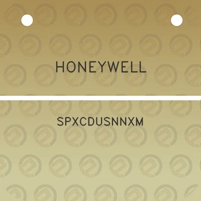 honeywell-spxcdusnnxm