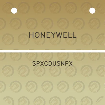 honeywell-spxcdusnpx