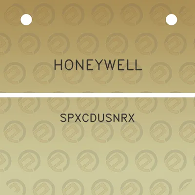 honeywell-spxcdusnrx