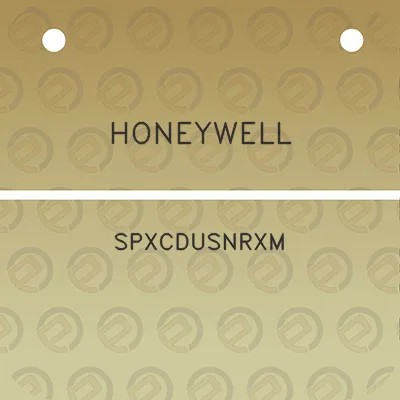 honeywell-spxcdusnrxm