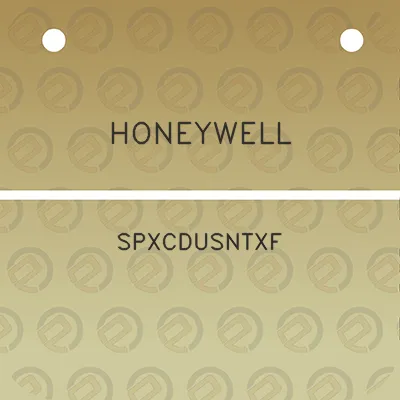 honeywell-spxcdusntxf