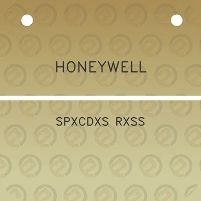 honeywell-spxcdxs-rxss